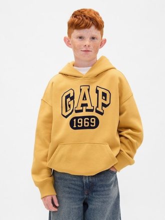 Sudadera con capucha y logotipo VintageSoft para niños Sudadera con capucha y logotipo VintageSoft para niños