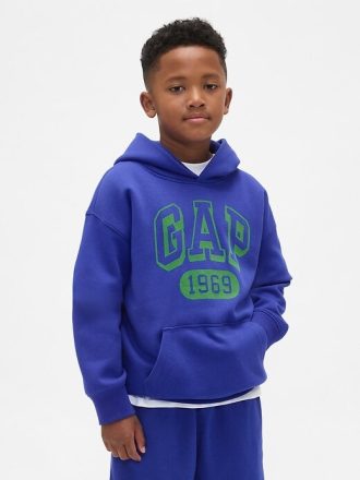 Sudadera con capucha y logotipo VintageSoft para niños Sudadera con capucha y logotipo VintageSoft para niños