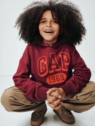 Sudadera con capucha y logotipo VintageSoft para niños