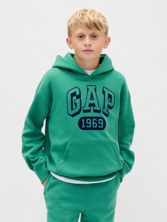 Sudadera con capucha y logotipo VintageSoft para niños