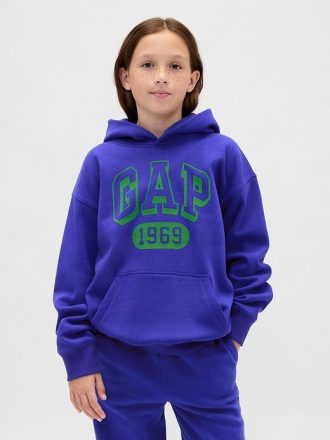 Sudadera con capucha y logotipo VintageSoft para niños Sudadera con capucha y logotipo VintageSoft para niños