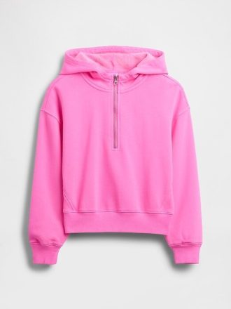 Sudadera con capucha y media cremallera VintageSoft para niños