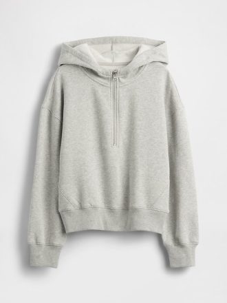 Sudadera con capucha y media cremallera VintageSoft para niños