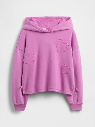 Sudadera con capucha y parche relajado VintageSoft para niños
