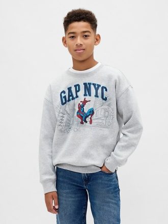 Sudadera con logotipo gráfico de Marvel para niños VintageSoft