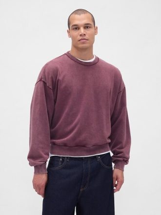 Sudadera corta de peso pesado
