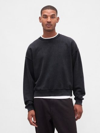 Sudadera corta de peso pesado