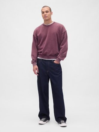 Sudadera corta de peso pesado