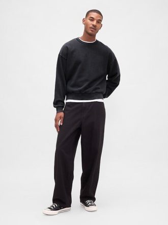 Sudadera corta de peso pesado