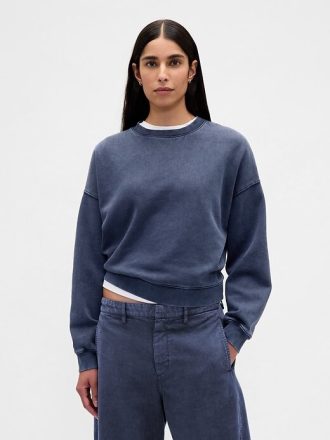 Sudadera de cuello redondo con cuña VintageSoft