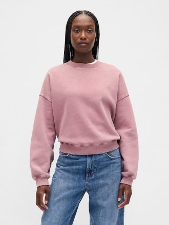 Sudadera de cuello redondo con cuña VintageSoft