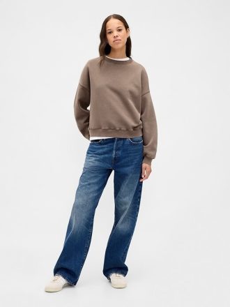 Sudadera de cuello redondo con cuña VintageSoft