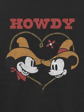 Sudadera de cuello redondo para niños pequeños de Mickey y sus amigos Howdy