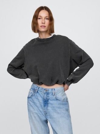 Sudadera de felpa francesa de peso pesado con burbujas