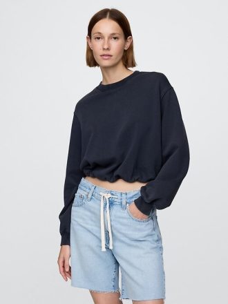 Sudadera de felpa francesa de peso pesado con burbujas