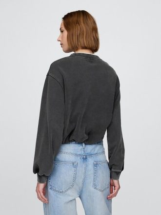 Sudadera de felpa francesa de peso pesado con burbujas