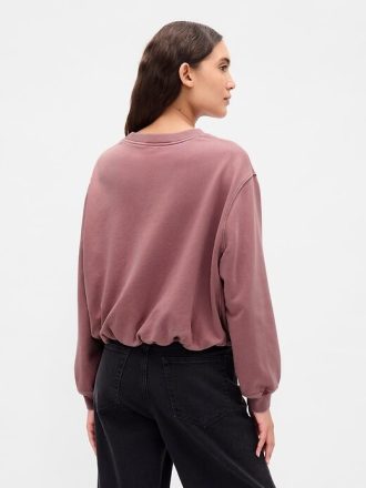 Sudadera de felpa francesa de peso pesado con burbujas