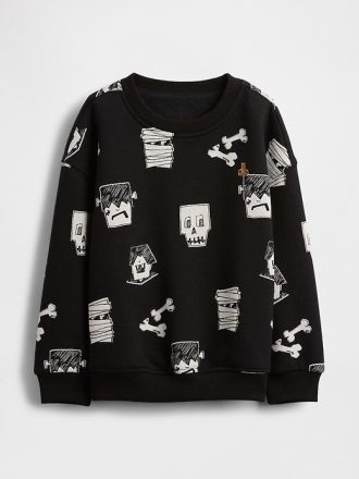 Sudadera de Halloween vintage suave para bebés y niños pequeños