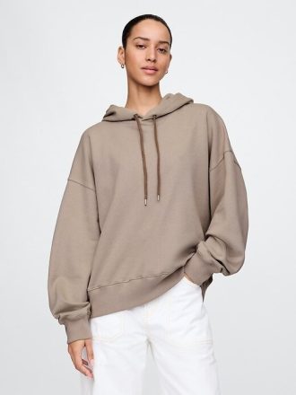 Sudadera extragrande con capucha de felpa francesa de peso pesado