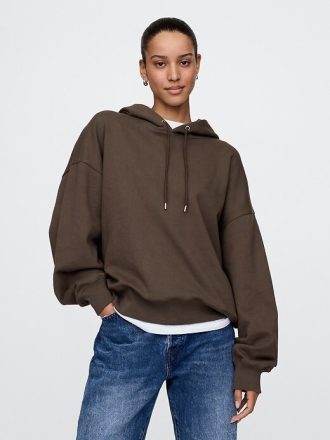 Sudadera extragrande con capucha de felpa francesa de peso pesado