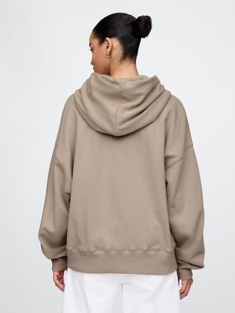 Sudadera extragrande con capucha de felpa francesa de peso pesado