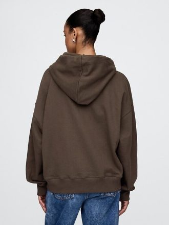 Sudadera extragrande con capucha de felpa francesa de peso pesado
