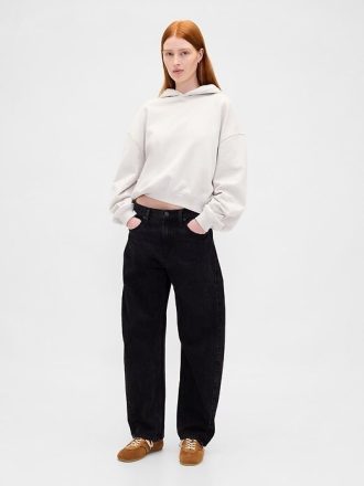 Sudadera extragrande con capucha de felpa francesa de peso pesado