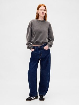 Sudadera extragrande de felpa francesa de peso pesado