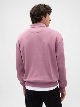 Sudadera polo extragrande de peso pesado