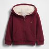 Sudadera térmica con cremallera y forro de sherpa para bebés y niños pequeños Sudadera térmica con cremallera y forro de sherpa para bebés y niños pequeños