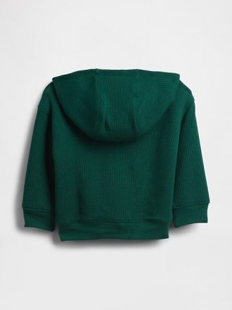 Sudadera térmica con cremallera y forro de sherpa para bebés y niños pequeños