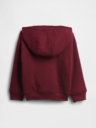 Sudadera térmica con cremallera y forro de sherpa para bebés y niños pequeños