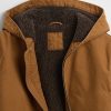 Sudadera vaquera con capucha de lona y forro de sherpa para niños Sudadera vaquera con capucha de lona y forro de sherpa para niños