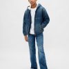 Sudadera vaquera con capucha y forro de sherpa para niños Sudadera vaquera con capucha y forro de sherpa para niños