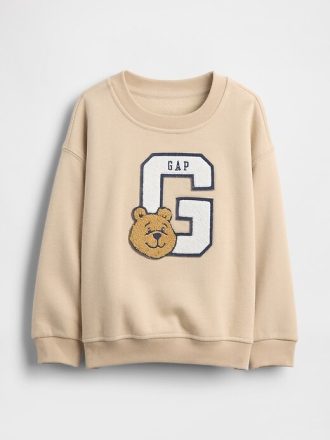 Sudadera vintage suave con diseño de oso universitario para bebés y niños pequeños Sudadera vintage suave con diseño de oso universitario para bebés y niños pequeños