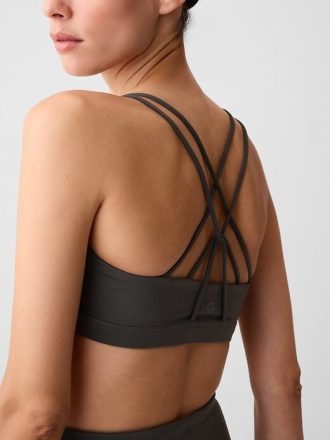 Sujetador deportivo de tiras de impacto medio GapFit Power