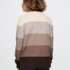 Suéter de cuello redondo a rayas CashSoft para niños
