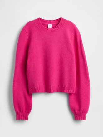 Suéter de cuello redondo CashSoft para niños