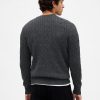 Suéter de punto trenzado de mezcla de lana merino Suéter de punto trenzado de mezcla de lana merino