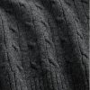 Suéter de punto trenzado de mezcla de lana merino Suéter de punto trenzado de mezcla de lana merino