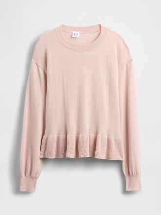 Suéter peplum relajado para niños
