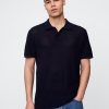 Suéter polo de crochet texturizado Suéter polo de crochet texturizado