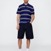 Suéter polo de crochet texturizado Suéter polo de crochet texturizado