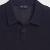 Suéter polo de crochet texturizado Suéter polo de crochet texturizado