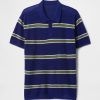 Suéter polo de crochet texturizado Suéter polo de crochet texturizado