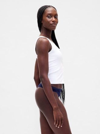 Tanga de algodón elástico orgánico Tanga de algodón elástico orgánico