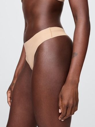 Tanga invisible de algodón elástico orgánico Tanga invisible de algodón elástico orgánico