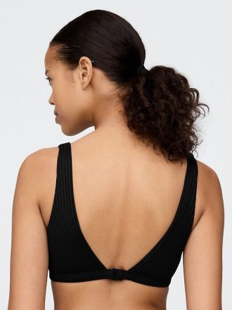 Top de bikini de canalé