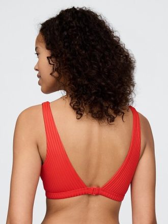 Top de bikini de canalé
