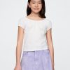 Top de cuello redondo para niños